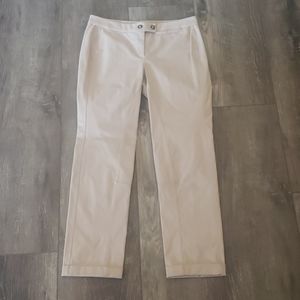 Alexander Mcqueen tan pants equestrian design  40